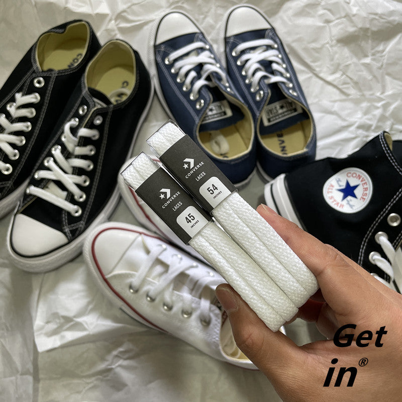 All Star Is Suitable for Star Arrow Pure White Shoelaces
