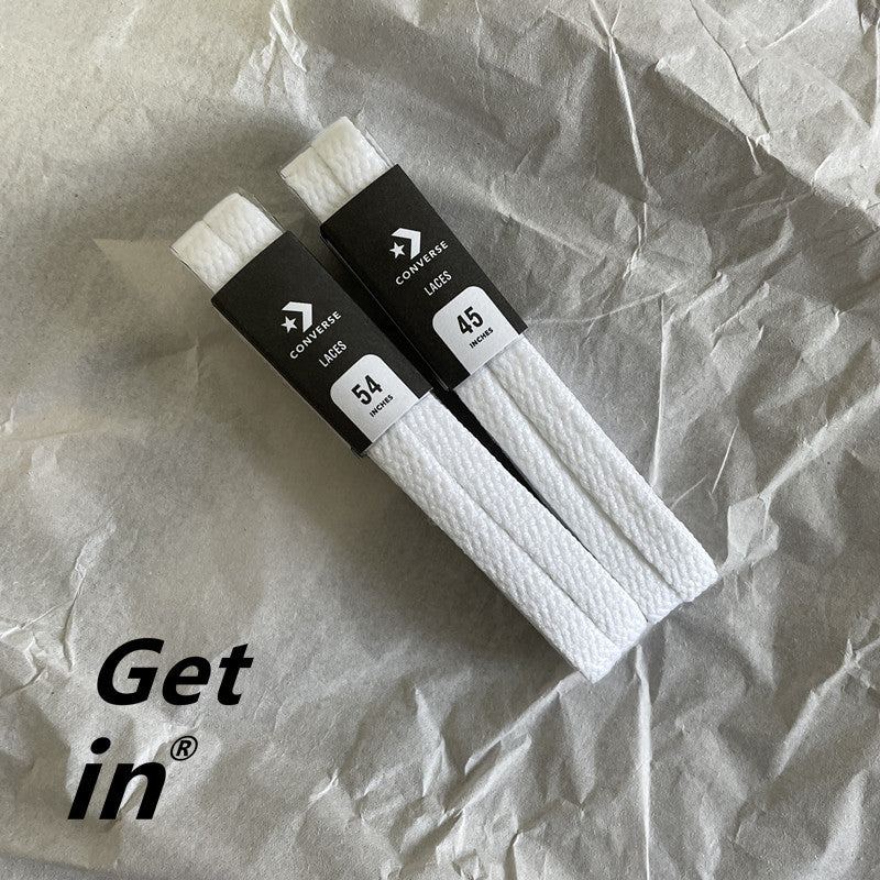 All Star Is Suitable for Star Arrow Pure White Shoelaces