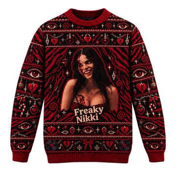 Obsession Movie 2026 Freaky Nikki Christmas Ugly Sweater