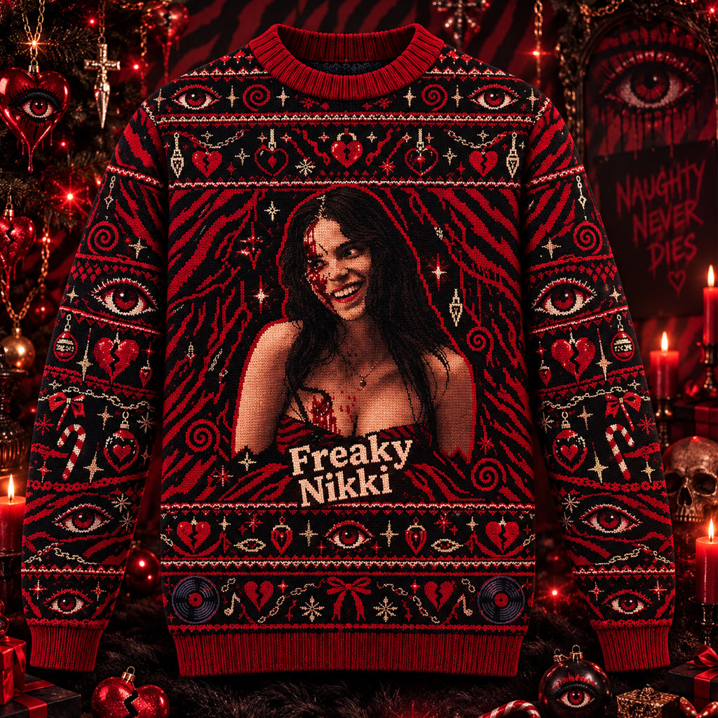 Obsession Movie 2026 Freaky Nikki Christmas Ugly Sweater