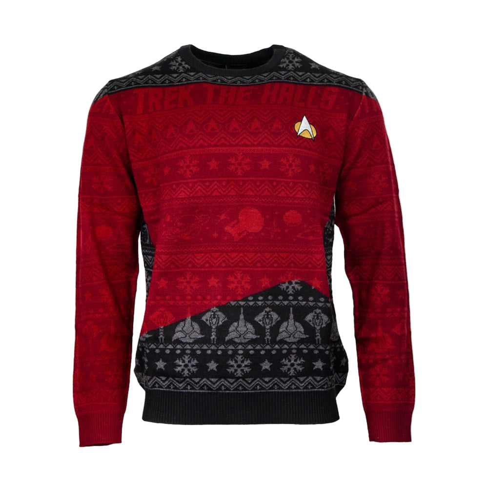Official Star Trek ?Trek The Halls? Christmas Ugly Sweater