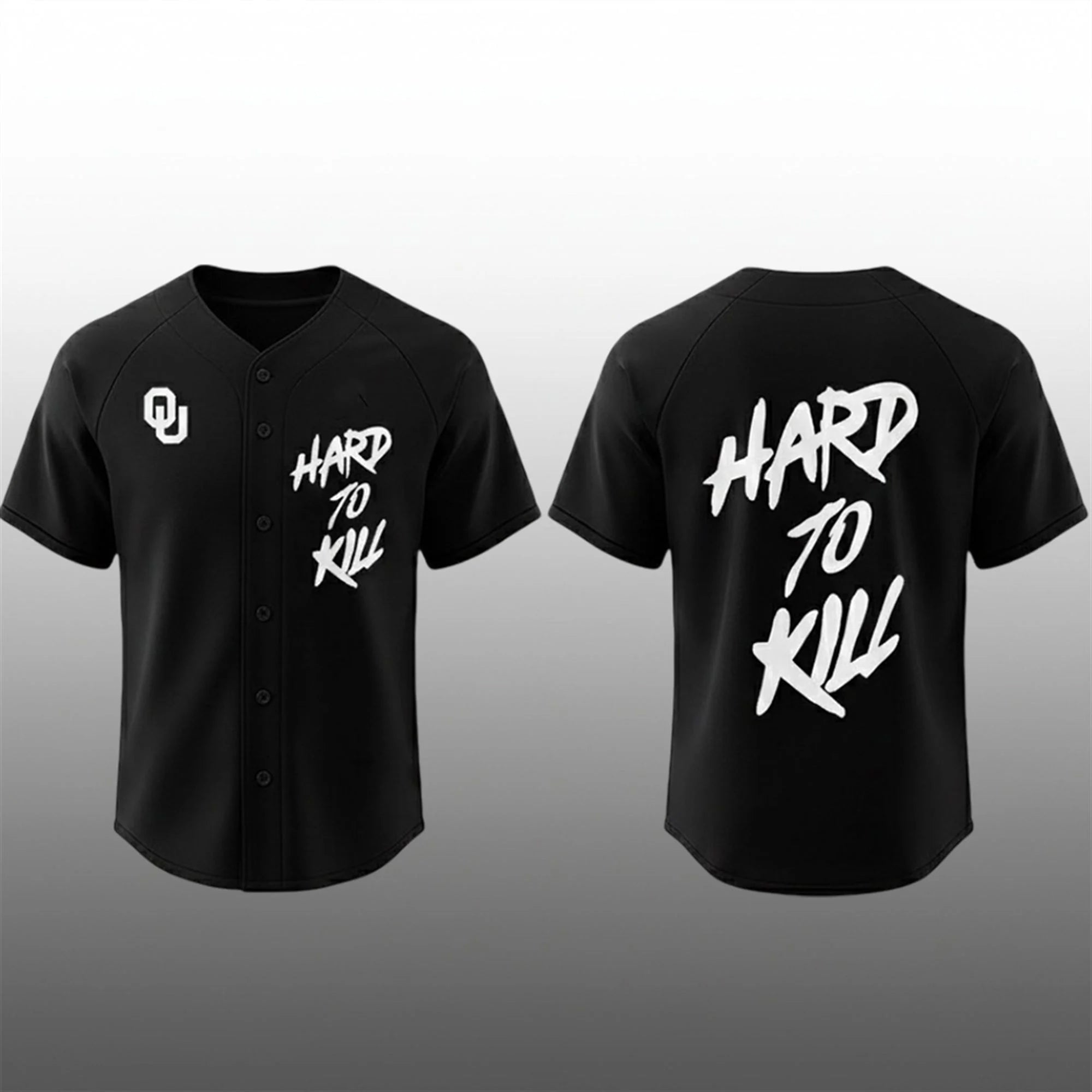 Oklahoma Football Hard To Kill Baseball Jersey