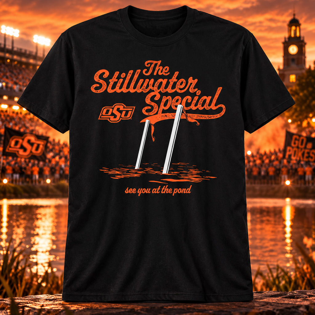 Oklahoma State Football The Stillwater Special Graphic Shirt for College Football Fans