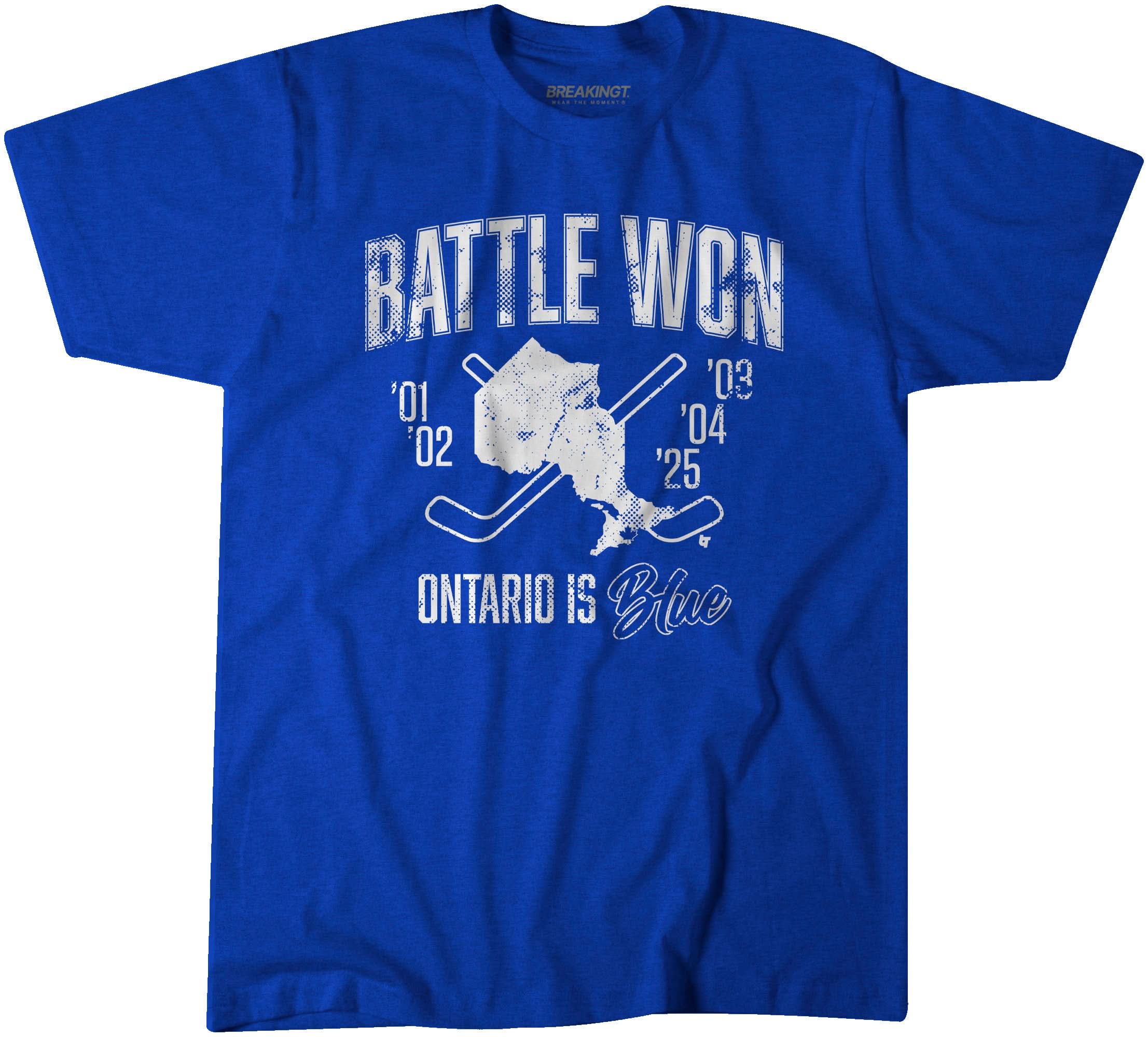 Battle Won: Ontario Is Blue- Allenshoesaccessories