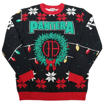 Pantera Holiday Ugly Christmas Sweater, All Over Print Sweatshirt