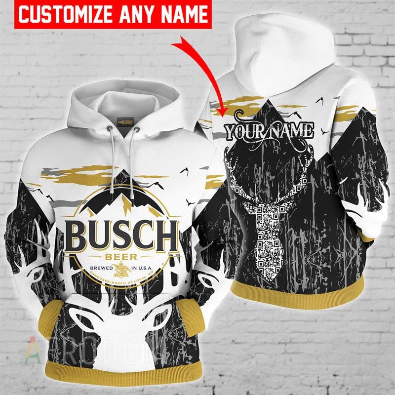 Personalized Busch Beer Hoodie 3, Gift For Fan 3d All Over Print Shirt Hoodie