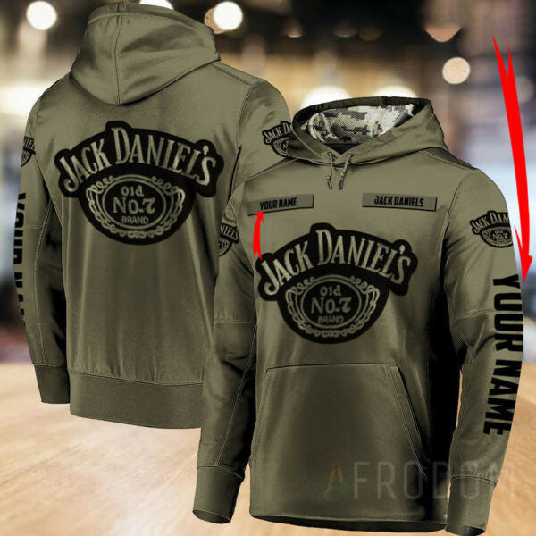 Personalized Vintage Jack Daniels Unisex Hoodie, Gift For Fan 3d All Over Print Shirt Hoodie 2191