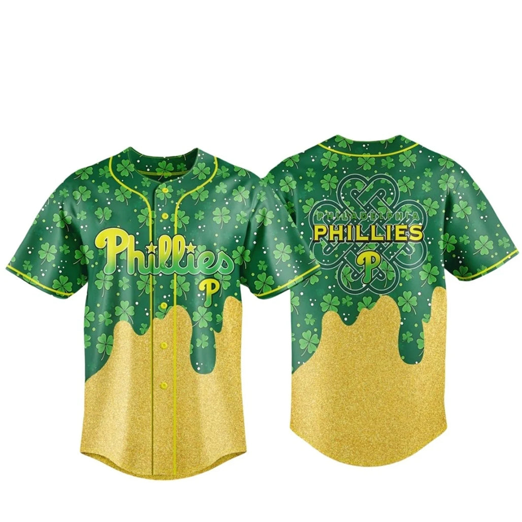 Philadelphia Phillies Happy St Patrick’s Day 2026 Baseball Jersey