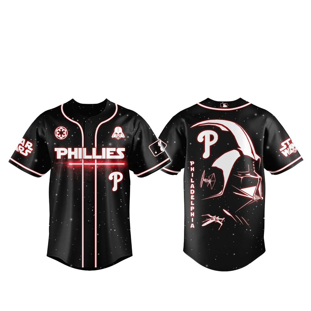 Philadelphia Phillies x Star Wars Darth Vader 2026 Baseball Jersey