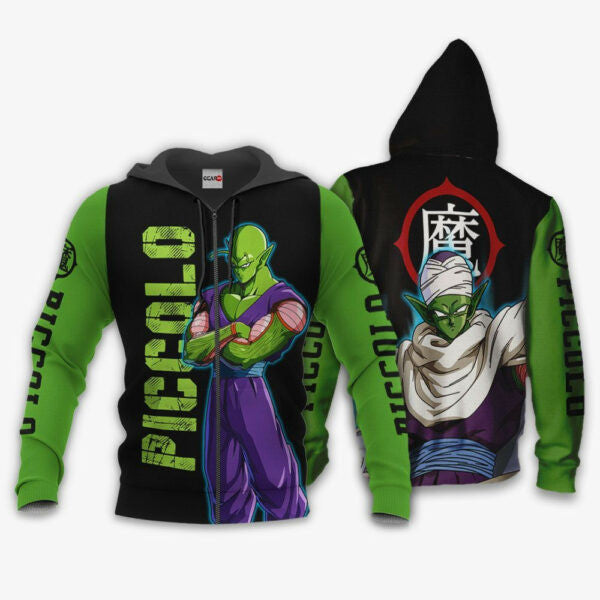 Piccolo Dragon Ball Z Anime 1k353 Fan Gift Stylist Unisex Cartoon Graphic Outfits Aop 3d Hoodie, Zip Hoodie 2021