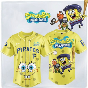 Pittsburgh Pirates Spongebob Baseball Jersey