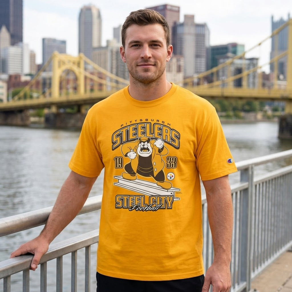Pittsburgh Steelers x Pete Steel City Football 2026 Graphic Shirt for Football Fans