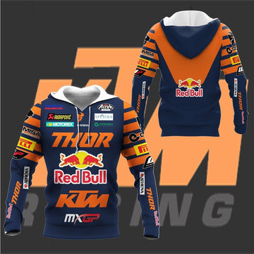Red Bull Ktm Factory Racing F1 8k64 Fan Gift 3d Zip Hoodie Hoodie Ii0