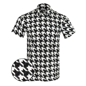 Retro Park Boys Button Down Shirt Gun Print Hawaiian Shirt Gifts For Father In Law -WearandDecor
