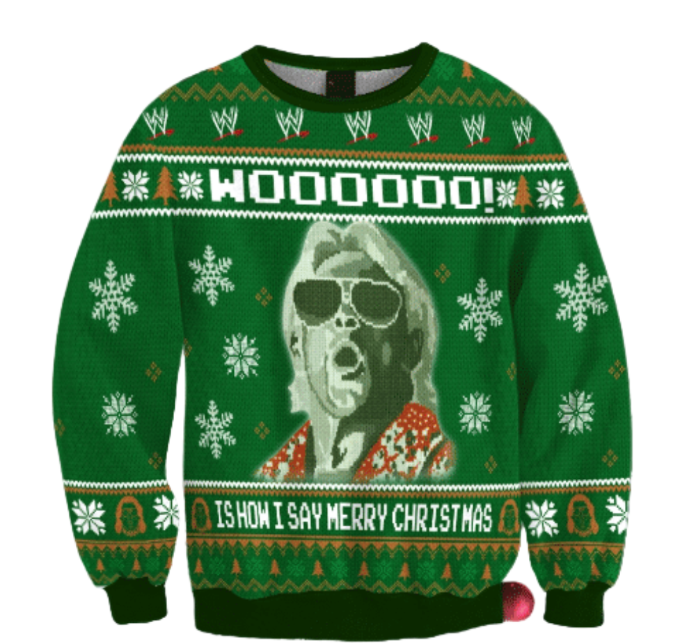 Ric Flair Is How I Say Merry Christmas Ugly Christmas Sweater, All Over Print Sweatshirt