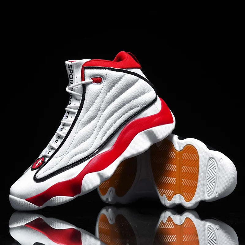 Cool Boy Basketball Sneakers Outdoor Sport Trainers Men Women Plus Size 47 48 Basketball Training Shoes Unisex Size 36-48