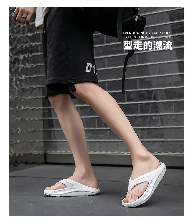 2025 Men’s Orthopedic Sandals – Soft Arch Support Flip-Flops for Couples, Summer Beach & Bathroom Use