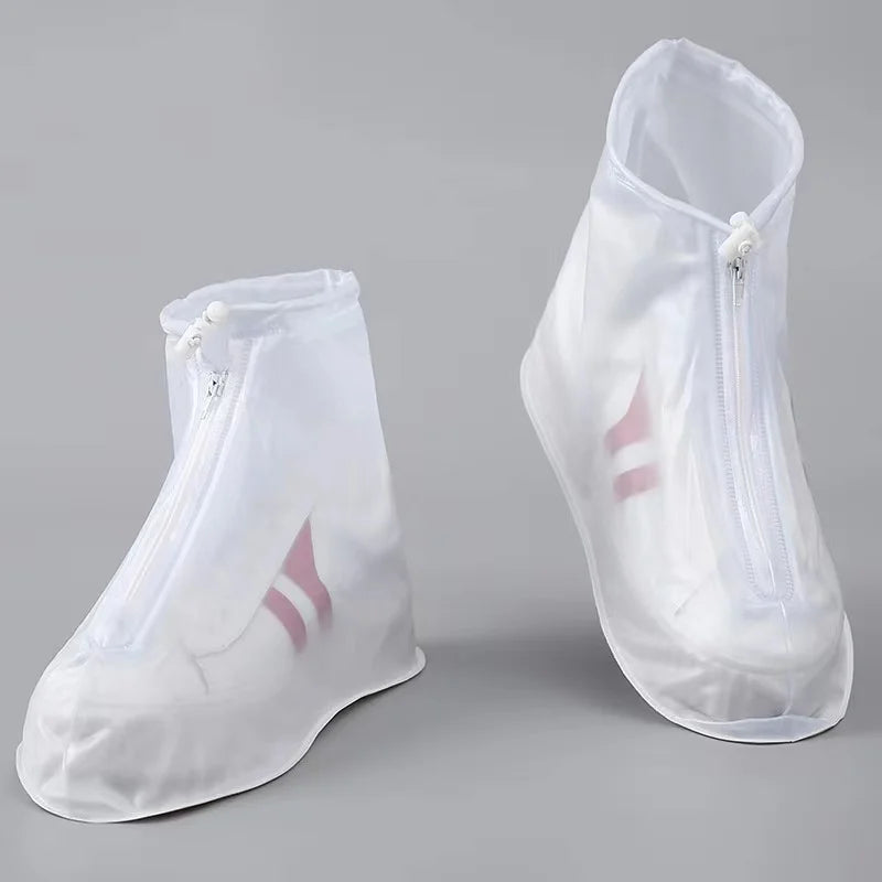 1 Pair Shoes Cover Rain Waterproof  Rain Boots Non-slip Wear-resistant Men Women's Strong Durable Snow and Dirt Proof Boot Cover