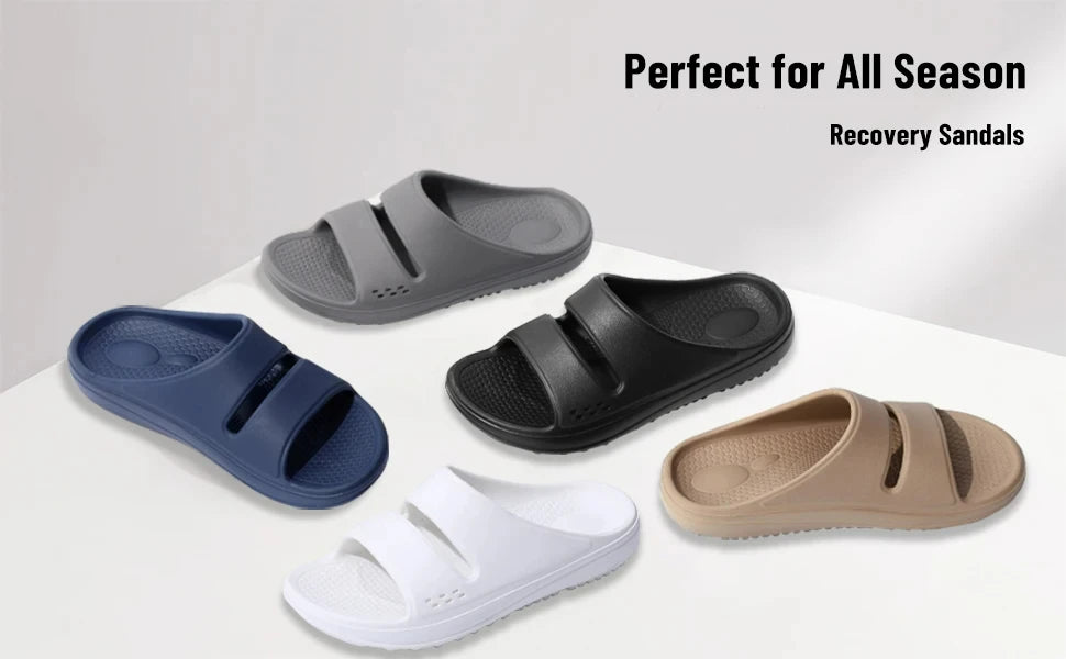 Crestar Orthopedic Sandals – Soft Arch Support Flip Flops for Men & Women, Comfortable Summer Beach Slides