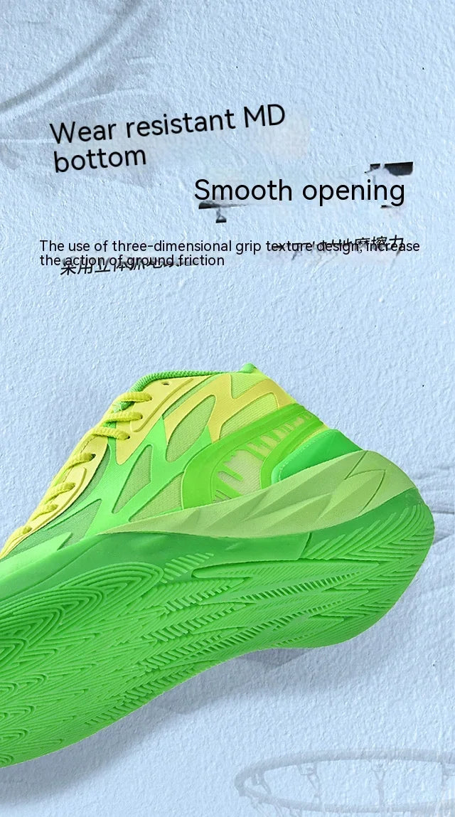 Lamelo Ball 2 Generation Basketball Shoes Actual Combat Non-slip New Sports Shoes for Men and Women