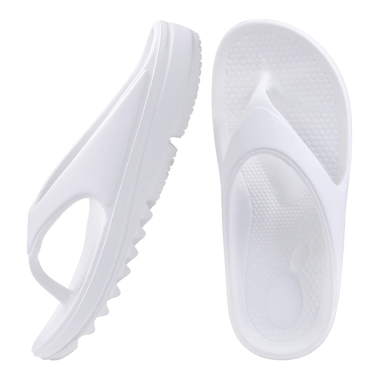 Crestar Thick Sole Flip-Flops – Soft Non-Slip Sandals for Men & Women, Summer Beach, Shower & Yoga Use