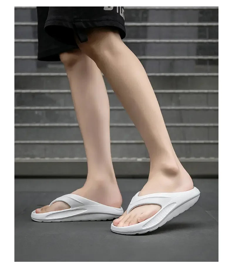 2025 Men’s Orthopedic Sandals – Soft Arch Support Flip-Flops for Couples, Summer Beach & Bathroom Use