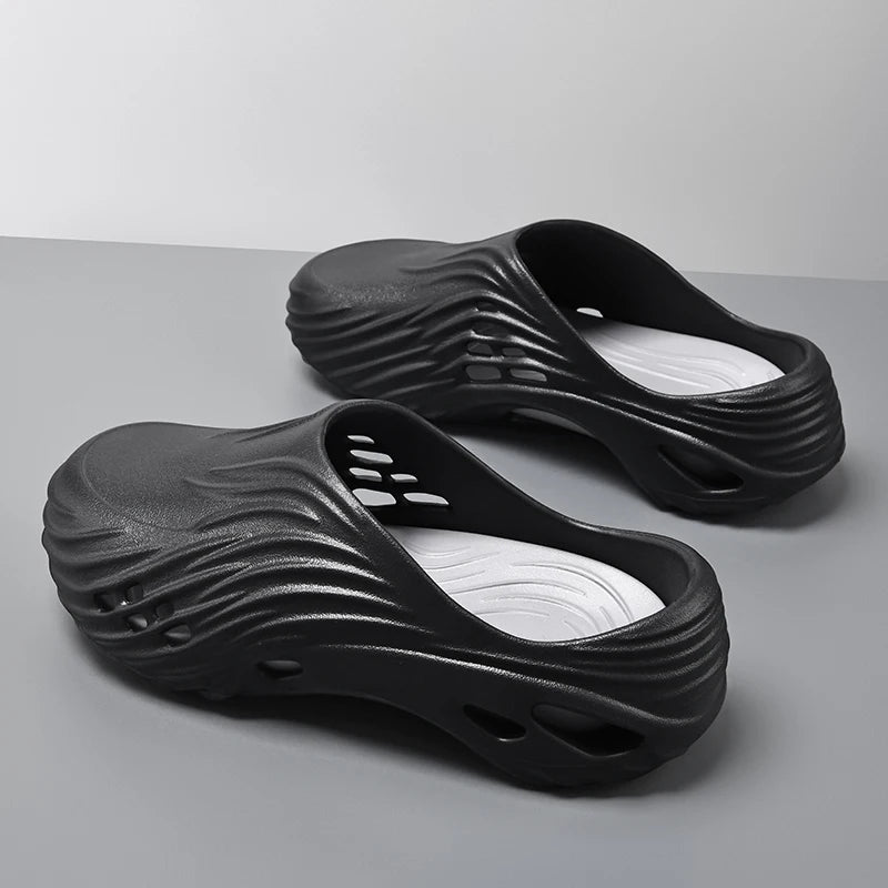 Men’s Summer EVA Slippers – Breathable, Non-Slip, Waterproof Indoor & Outdoor Beach Shoes