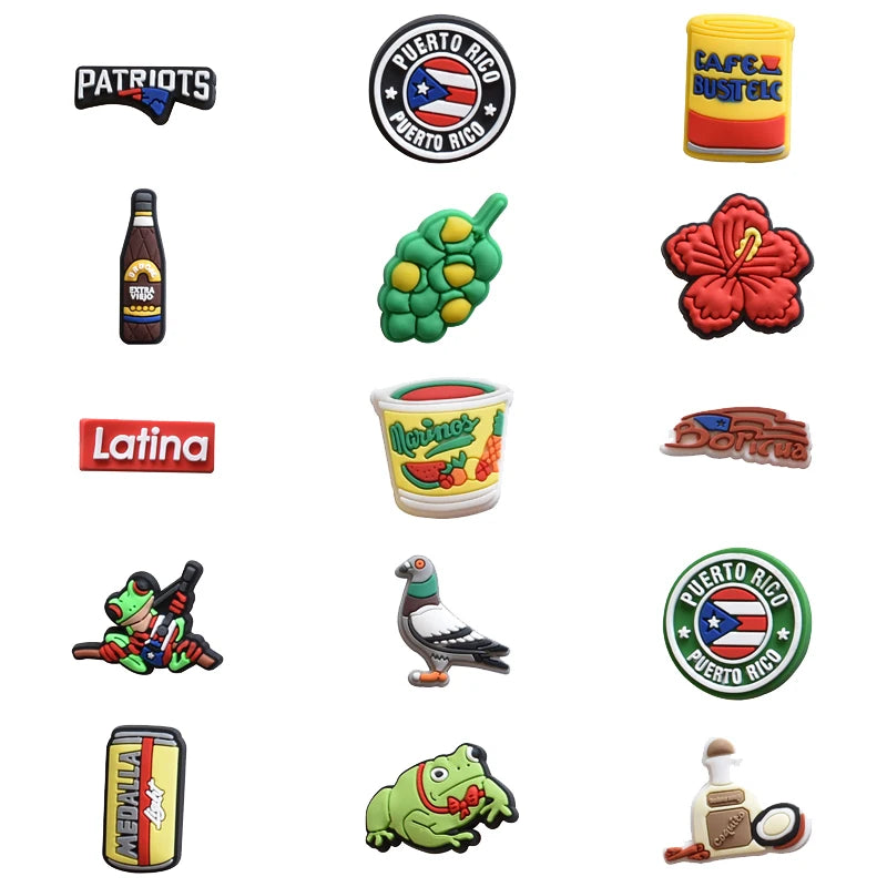 Frog Shoe Charms for Crocs Sandals Women Clogs Pins Shoe Decorations Accessory Men Badges Boys Girls Kids Shoes Accessories
