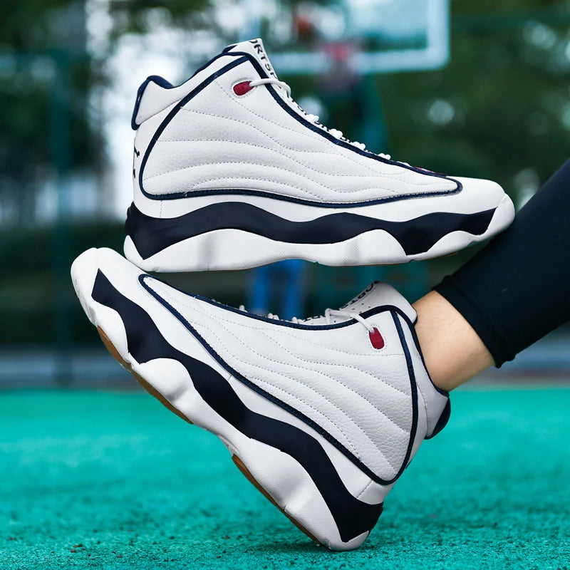 New Cool 2025 Basket Shoes Men Women High Top Training Shoes Basketball Sneakers Couples Big Size Outdoor Sport Shoes Men