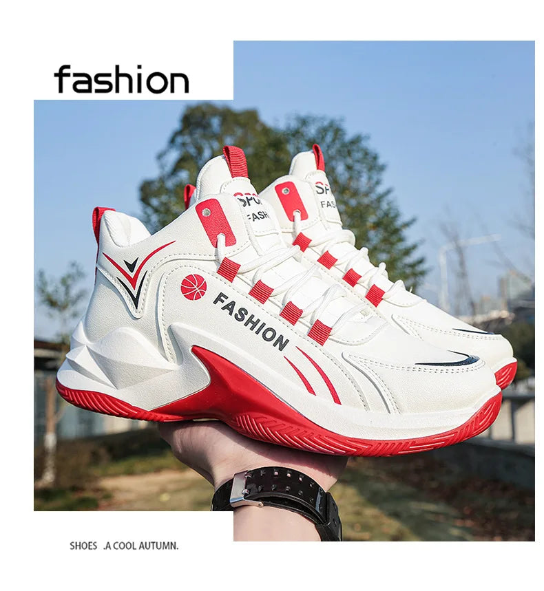 2025 Men’s Retro Basketball Shoes – Breathable Non-Slip Gym & Training Sneakers