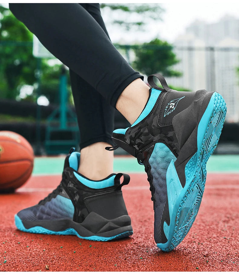 Men’s Basketball Shoes – Breathable Non-Slip Fashion Sports Sneakers