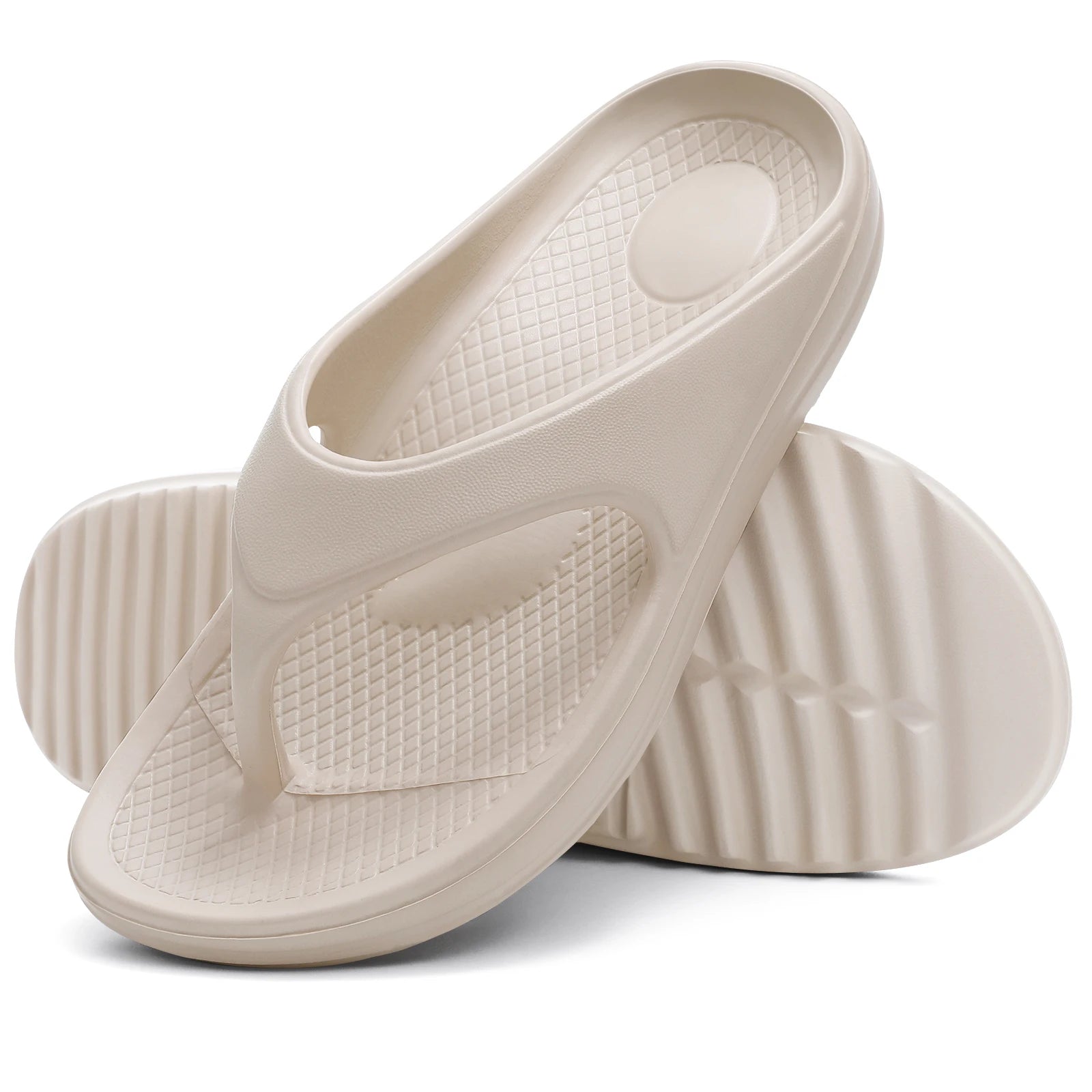 Bebealy Women’s Orthotic Flip Flops – Arch Support Cushion Sandals for Recovery & Summer Walking