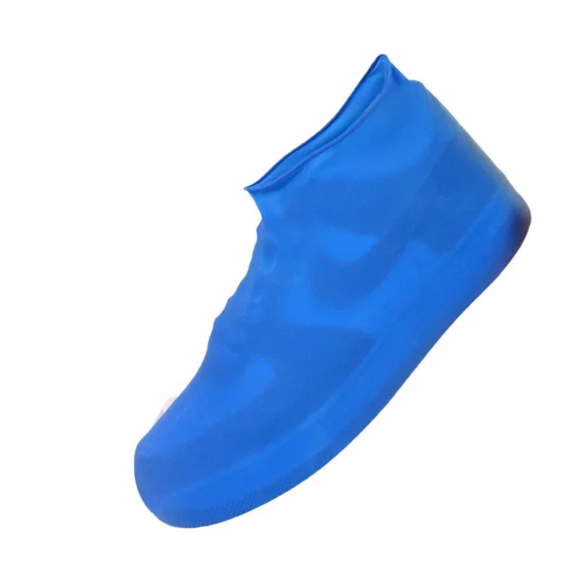 1 Dual Rubber Waterproof Rain Boot Covers Reusable And Non Slip Suitable For Rainy Days To School Office Home Traveling