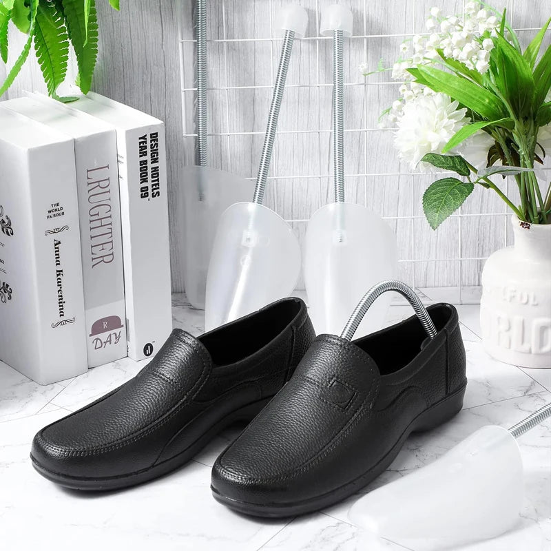Repacego 1 Pairs Practical Plastic Shoe Trees Adjustable Length Shoe Trees Stretcher Boot Holder Organizers Shoe Stretcher