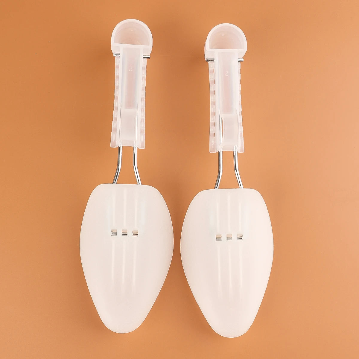Brand New High Quality 1 Pair Plastic Shoe Tree Shaper Shapes Stretcher Adjustable for Women Men Unisex Fashion Black shoe tree