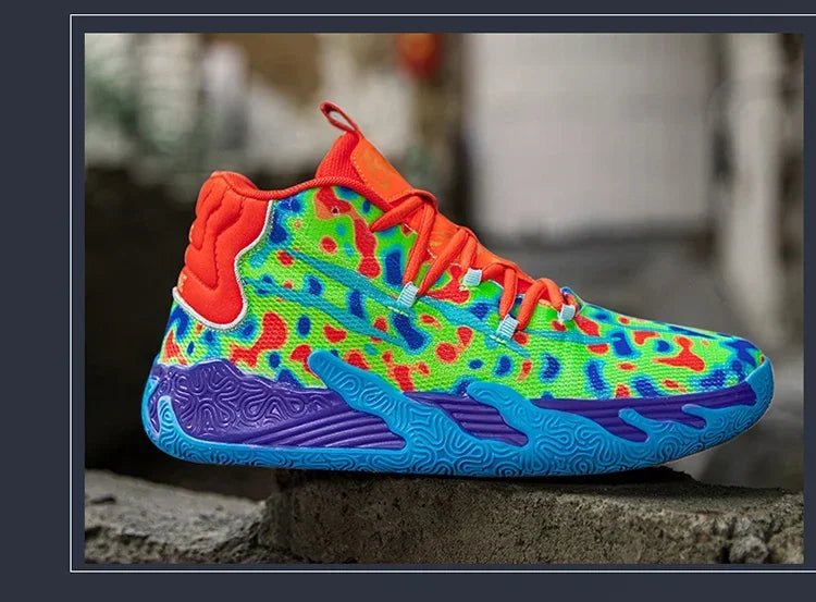 2025 New Men's Sneakers Breathable Comfortable Mens Basketball Shoes Wear-resistant Non-slip Couple's Sports Shoes Tenis