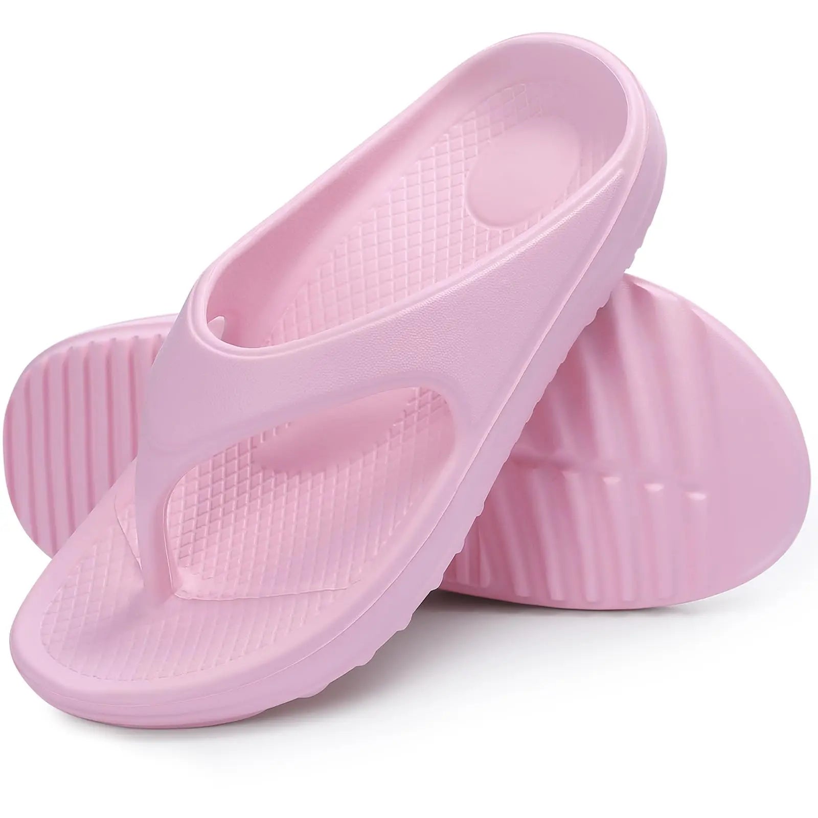 Comwarm Women Slim Flip Flops Classic Fashion Shower Slippers EVA Sole Comfy House Sandals Outdoor Beach Slippers Women Sandals