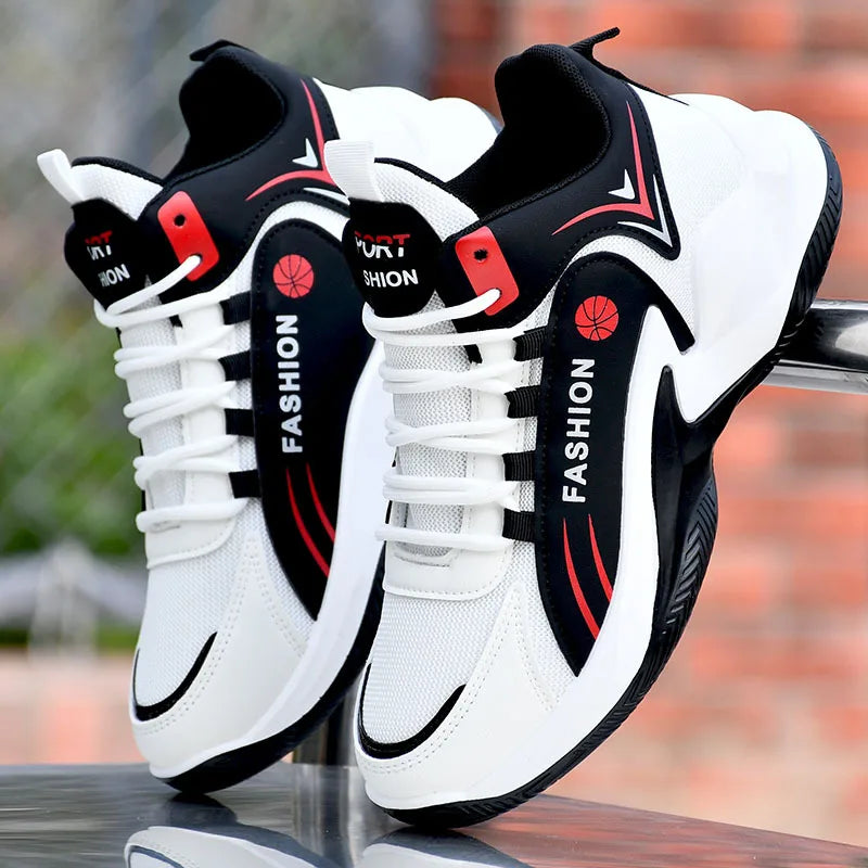 2025 Men’s Retro Basketball Shoes – Breathable Non-Slip Gym & Training Sneakers