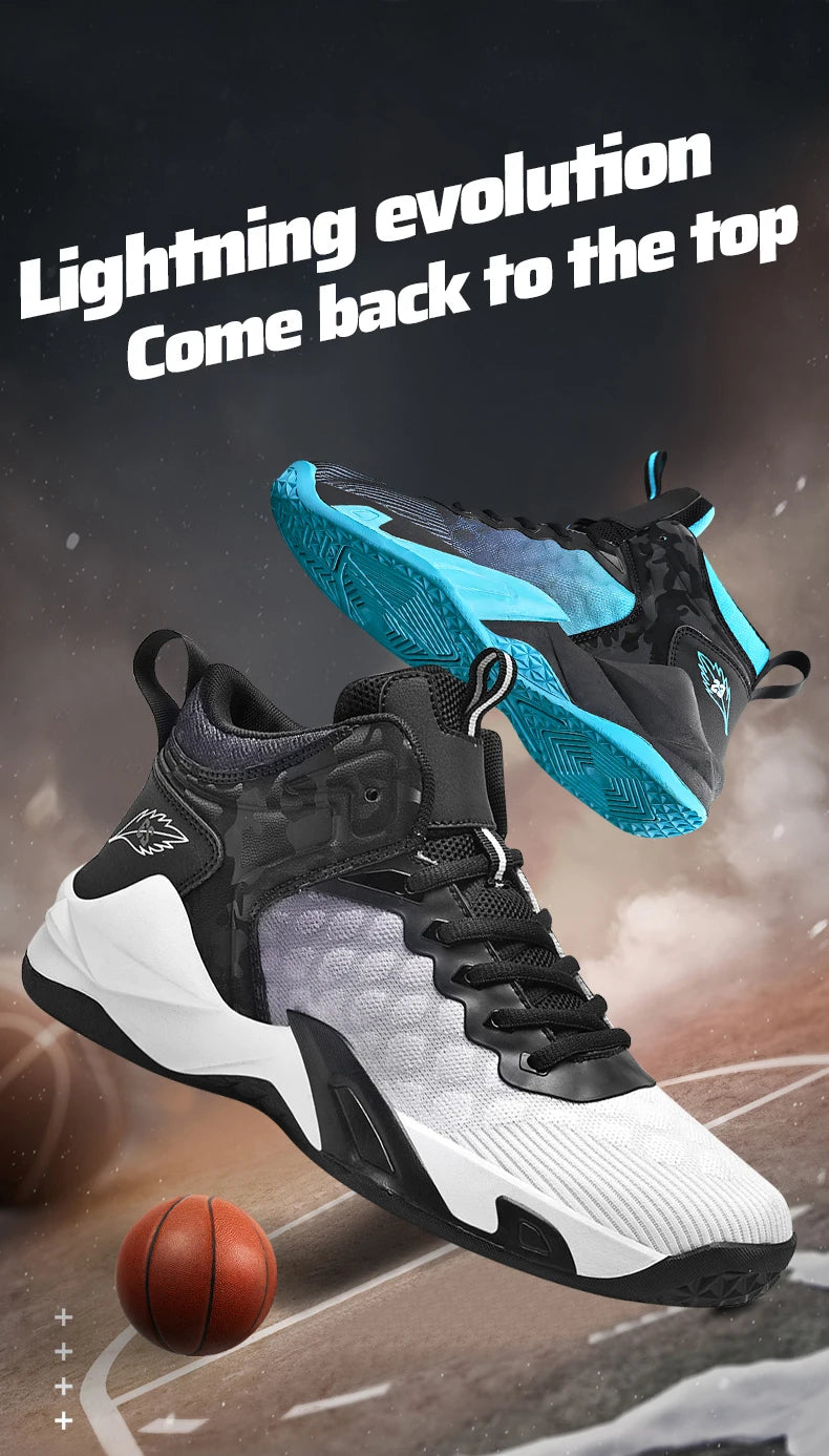 Men’s Basketball Shoes – Breathable Non-Slip Fashion Sports Sneakers