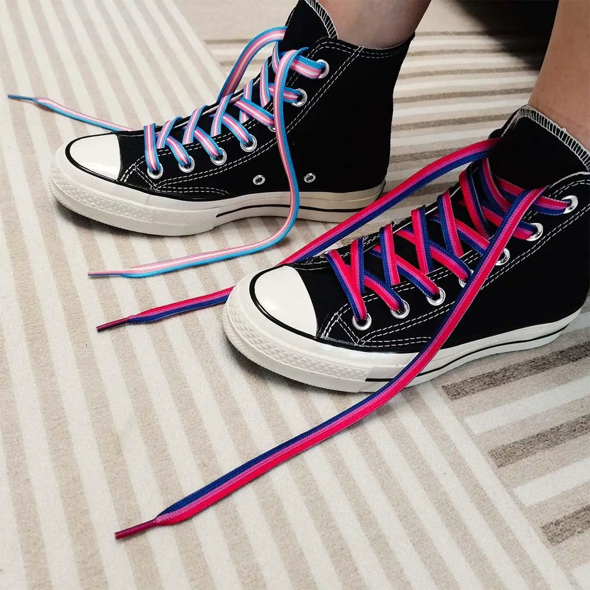 Rainbow Shoelaces – Colorful Long Laces for Sneakers