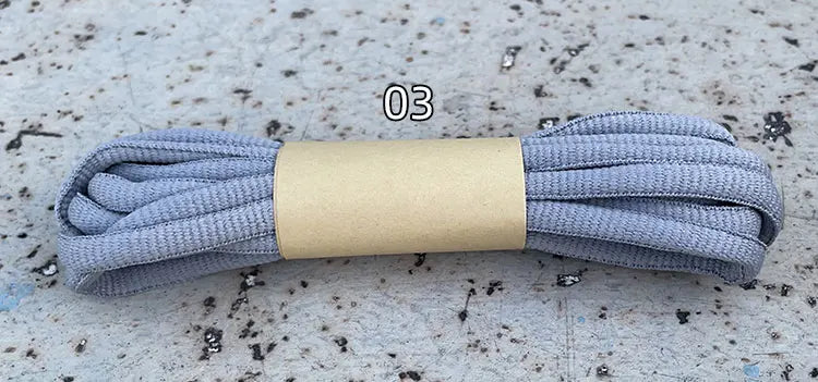 2025 New Flat Semicircular Shoelaces for Women's Sneakers Strap 160/180cm Black Grey Off-White Accessorie for Nike/Arctery