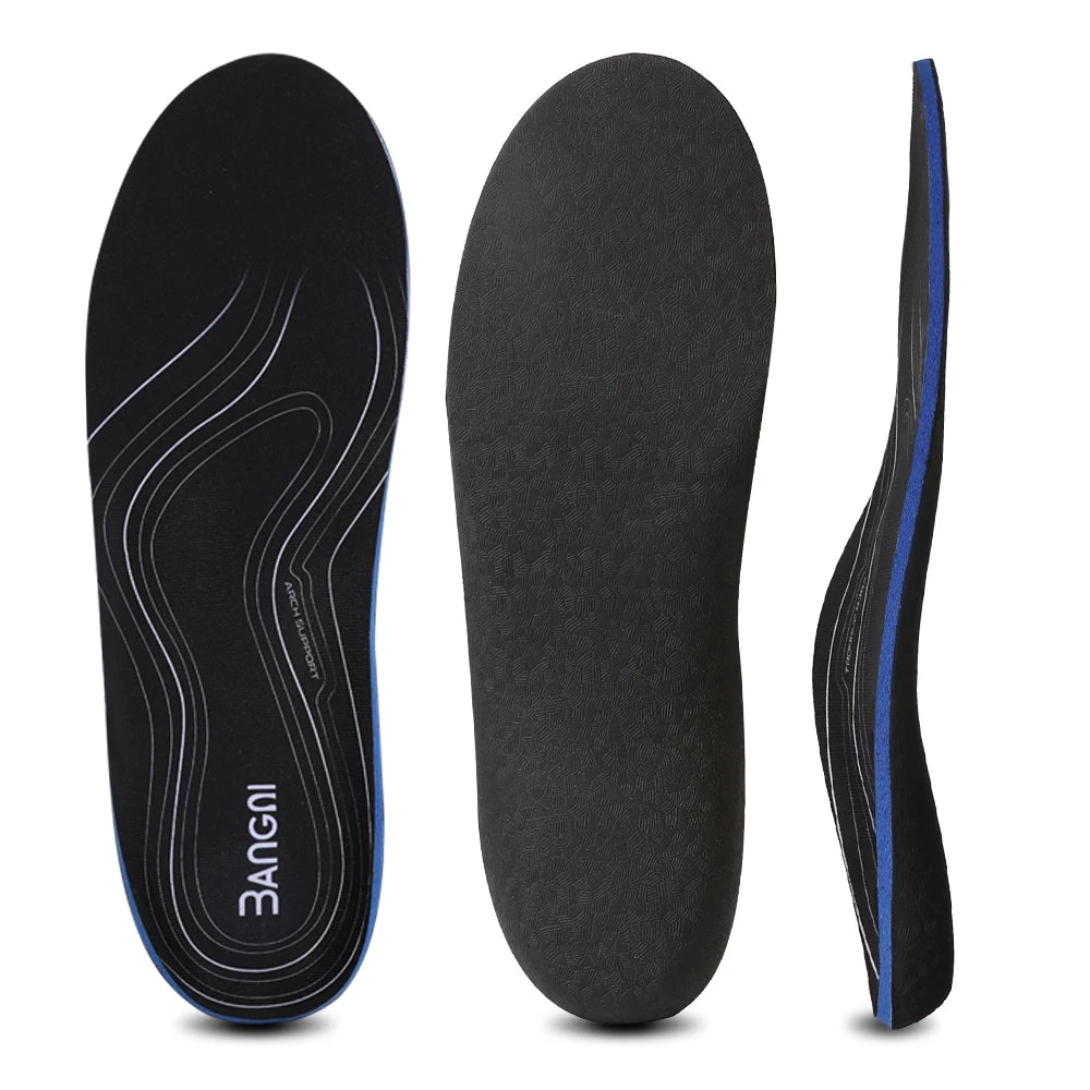 Arch/Heel Pain Relief Orthotic Insoles Foot Valgus Flat Feet Shoes Insert Shock-Absorption Comfort All Day for Woman Men