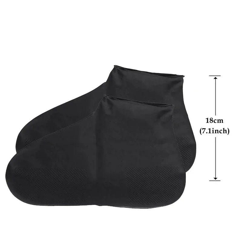 Waterproof Shoe Covers Silicone Anti-Slip Rain Boots Unisex Sneakers Protector for Outdoor Rainy Day Protectors Shoes Cover
