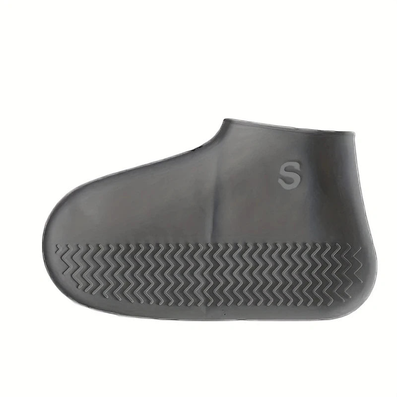 Silica Gel Waterproof Shoe Cover Thicken Non-slip Wear Resistant Convenient Rainproof Folding Rain Boots