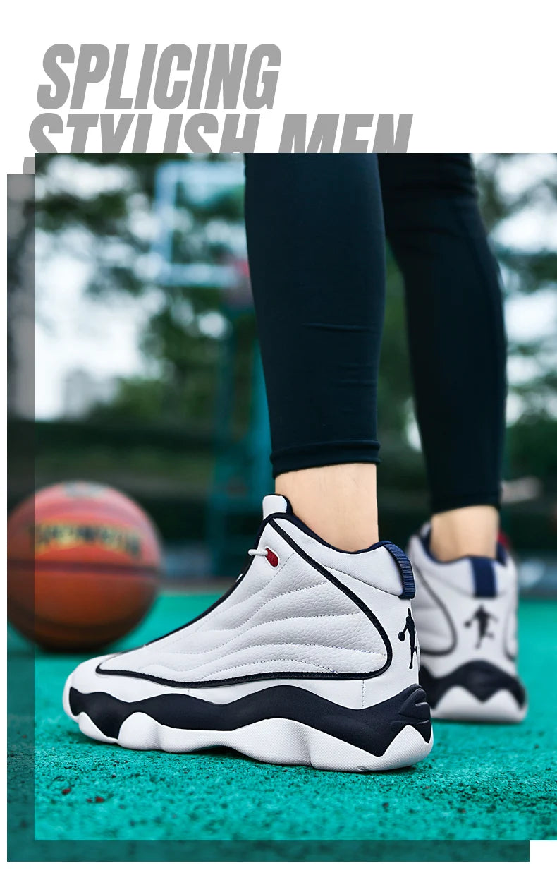 Cool Boy Basketball Sneakers Outdoor Sport Trainers Men Women Plus Size 47 48 Basketball Training Shoes Unisex Size 36-48