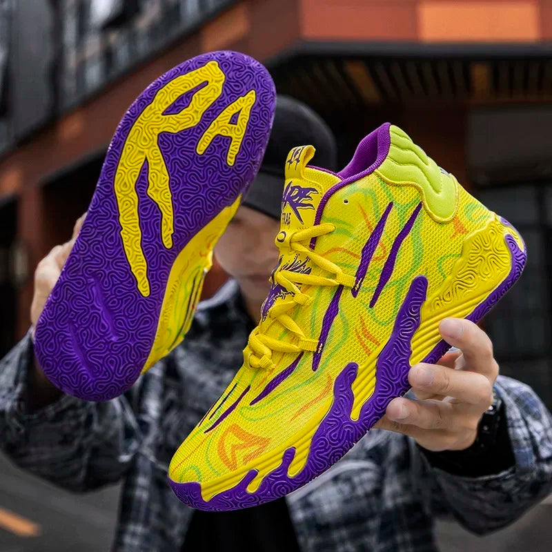 2025 New Men's Sneakers Breathable Comfortable Mens Basketball Shoes Wear-resistant Non-slip Couple's Sports Shoes Tenis
