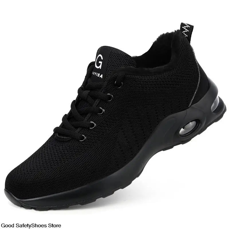 Steel Toe Safety Shoes Men Women Security Protection Work Shoes Lightweight Safety Boots Air Cushion Indestructible Shoes