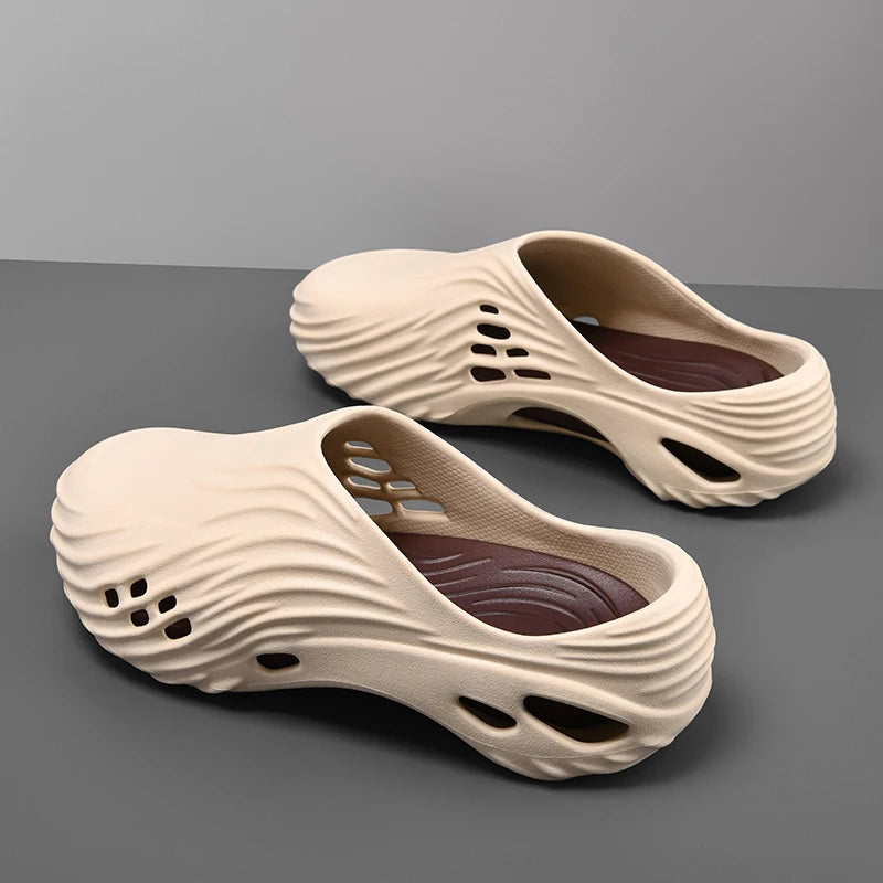 Men’s Summer EVA Slippers – Breathable, Non-Slip, Waterproof Indoor & Outdoor Beach Shoes