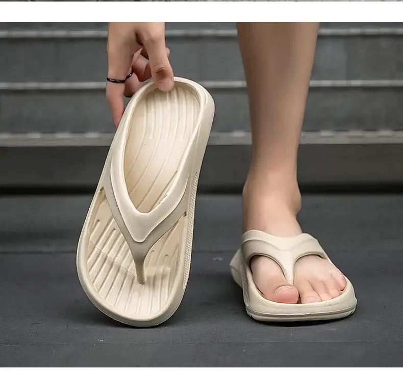 2025 Men’s Orthopedic Sandals – Soft Arch Support Flip-Flops for Couples, Summer Beach & Bathroom Use