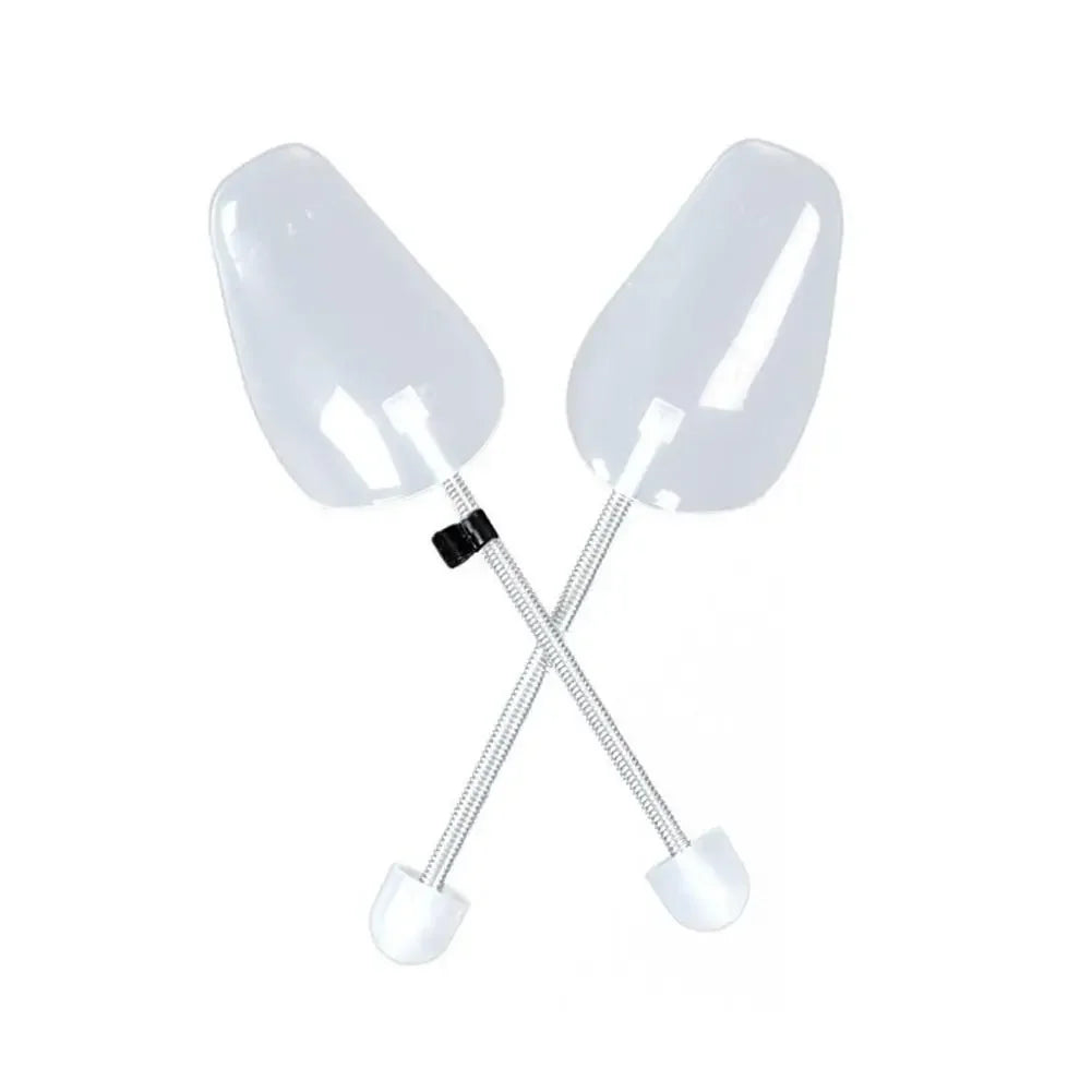 Repacego 1 Pairs Practical Plastic Shoe Trees Adjustable Length Shoe Trees Stretcher Boot Holder Organizers Shoe Stretcher